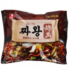 [農心]太麺のインスタントジャージャー麺「チャ王」 134g/袋ラーメン 韓国らーめん
